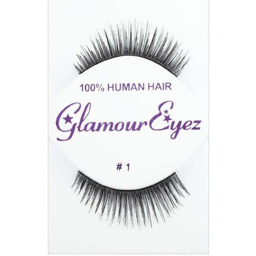 Natural Looking Black Lashes - #1 - Make It Up Costumes 