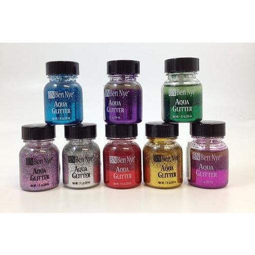 Ben Nye Aqua Glitter Body and Face Paint - Make It Up Costumes 