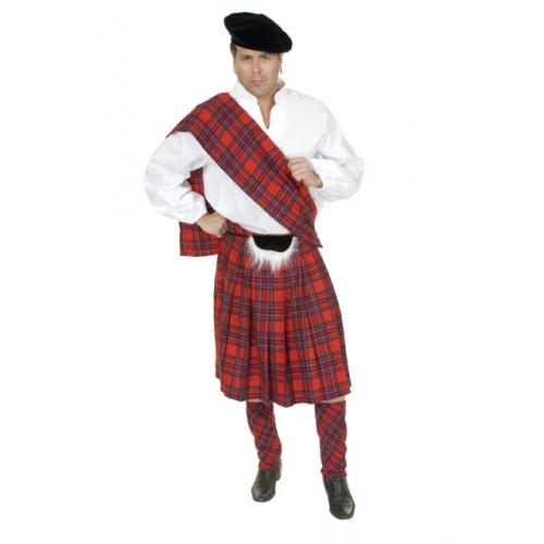 Adult Scottish Kilt Costume - Make It Up Costumes 