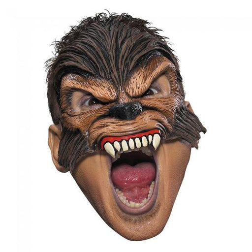 Wolfman Vinyl Chinless Mask - Make It Up Costumes 