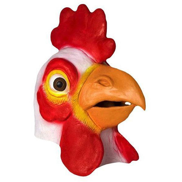 Latex Chicken Head Mask - Make It Up Costumes 