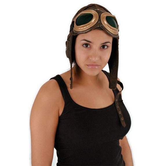 Aviator Helmet Cap - Make It Up Costumes 