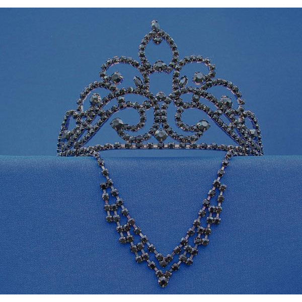 Black Stone Costume Tiara - Make It Up Costumes 