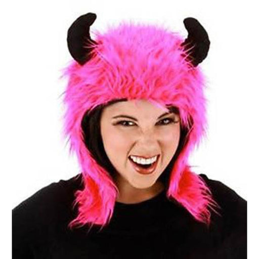 Magenta Minotaur Hoodie Hat - Make It Up Costumes 