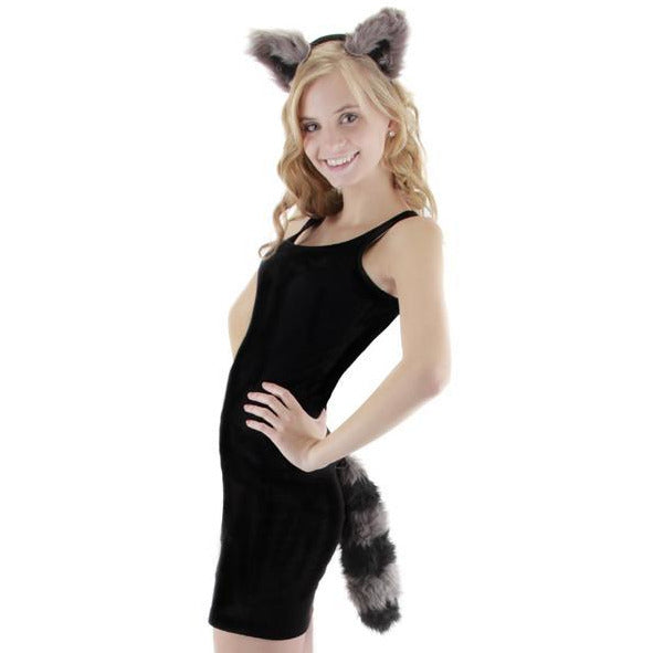 Raccoon Costume Ears and Tail - Make It Up Costumes 