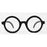Round Plastic Nerd Glasses - Make It Up Costumes 