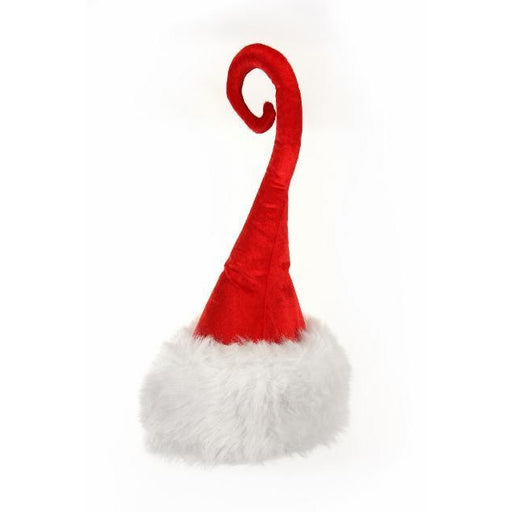 Curly Q Santa Plush Hat - Make It Up Costumes 