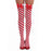 Candy Cane Thigh High Stockings - Make It Up Costumes 