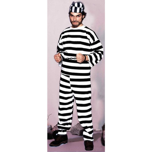 Striped Prisoner Costume - Make It Up Costumes 