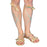 Women's Golden Sandals - Make It Up Costumes 