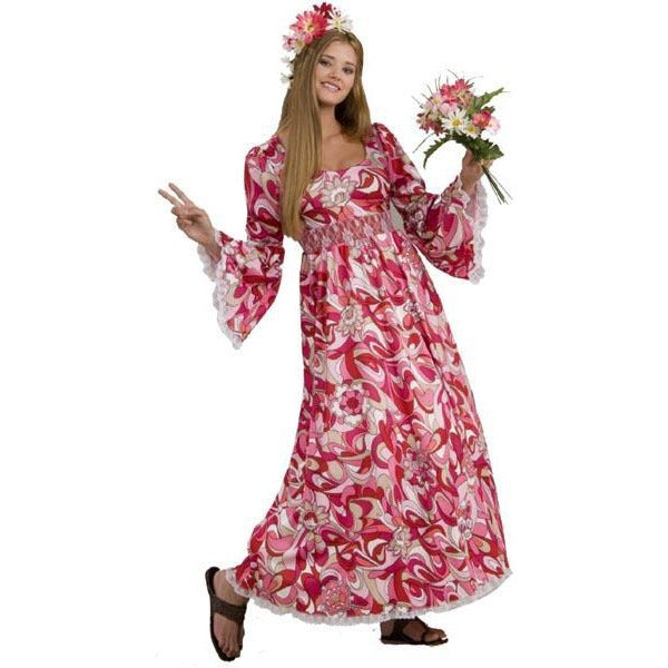 Women's Hippie Costume - Make It Up Costumes 