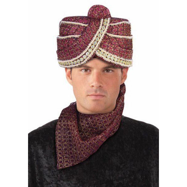 Maharaja Turban Hat - Make It Up Costumes 