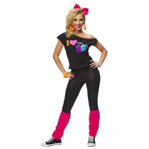 I Love the 80's Shirt - Make It Up Costumes 