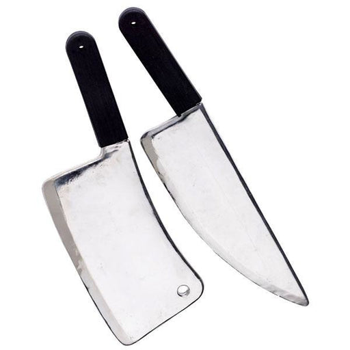 Butcher Knife and Meat Cleaver Prop - Make It Up Costumes 
