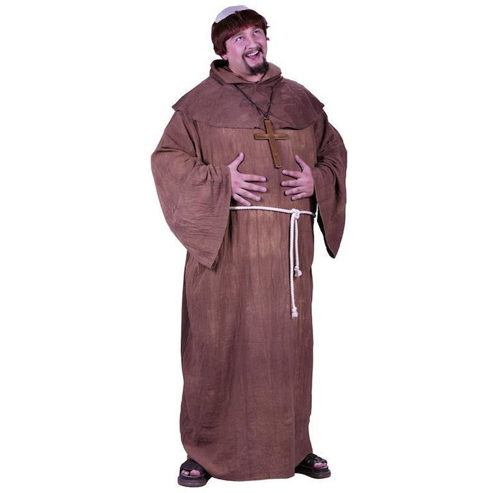 Medieval Monk Costume- Plus Size - Make It Up Costumes 