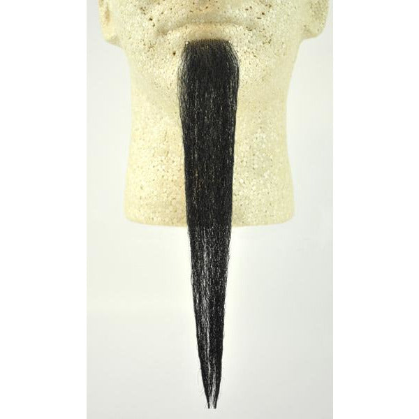 Long Fake Fu Manchu Beard CB7 with Human Hair - Make It Up Costumes 