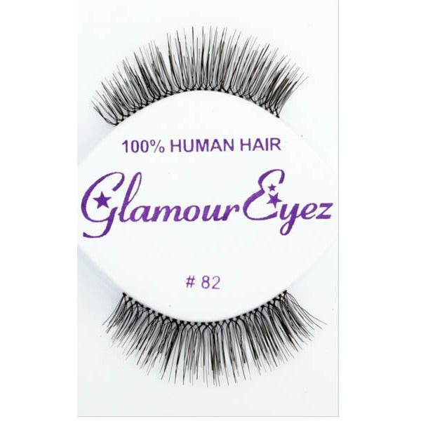 Reusable Natural Looking Black Lashes - #82 - Make It Up Costumes 