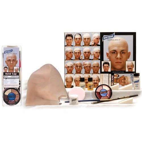 Graftobian Bald Cap Kit - Make It Up Costumes 