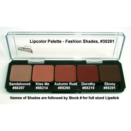 Graftobian Lip Color Palettes - Make It Up Costumes 