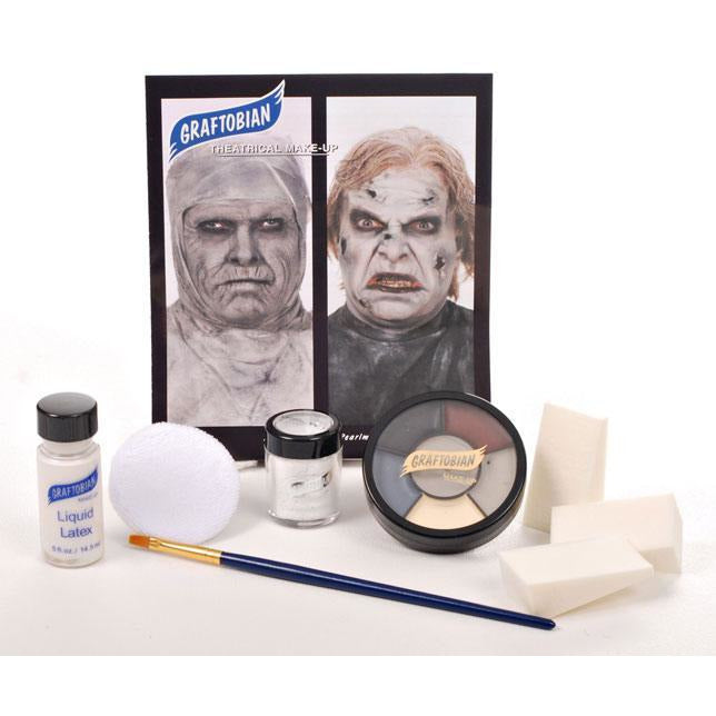 Graftobian Mummy/Zombie Makeup Kit - Make It Up Costumes 
