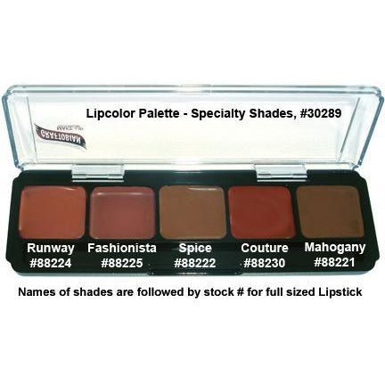 Graftobian Lip Color Palettes - Make It Up Costumes 