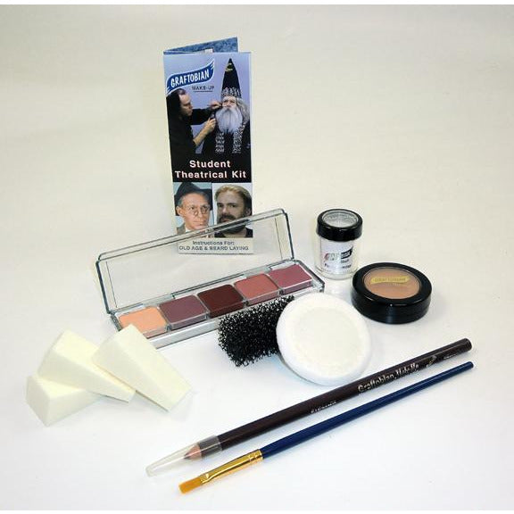 Graftobian Personal Theatrical Makeup Kit for Students - Make It Up Costumes 