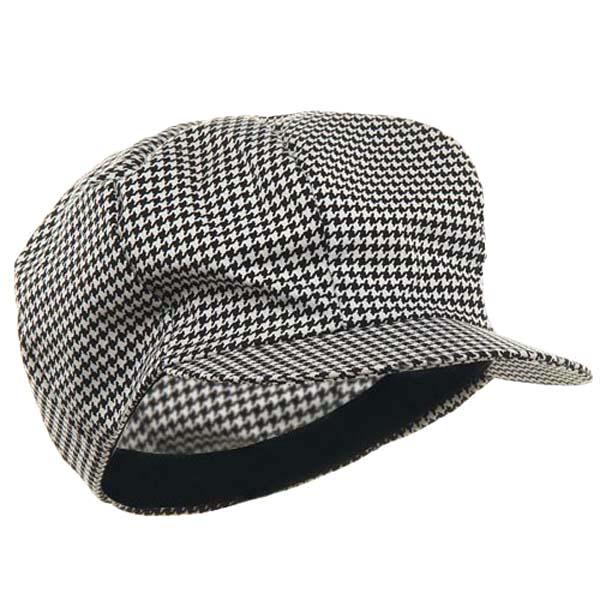 Houndstooth Newsboy Cap - Make It Up Costumes 