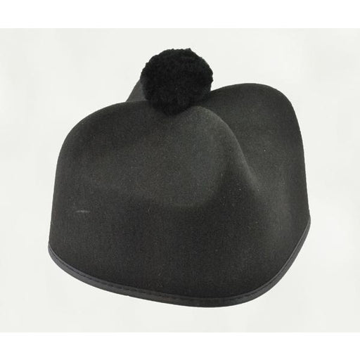 Black Priest Hat w/Pom - Make It Up Costumes 