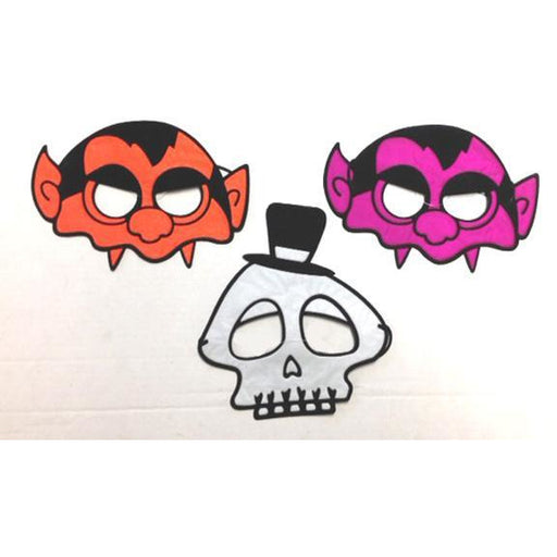 Halloween Half Masks - Make It Up Costumes 