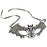 Black Laser-Cut Venetian Bat Mask - Make It Up Costumes 