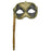 Harlequin Eye Mask on a Stick - Make It Up Costumes 