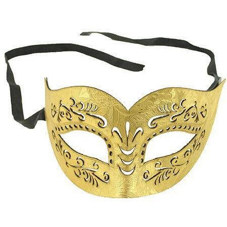 Cut Leather Venetian Mask - Make It Up Costumes 