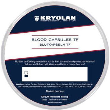 Kryolan Fake Blood Capsules - Make It Up Costumes 