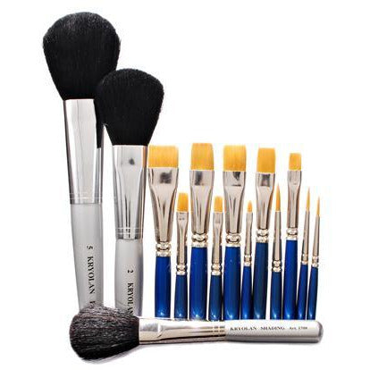 Kryolan's Torey Professional Makeup Brushes - Make It Up Costumes 