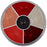 Kryolan Burn Makeup Wheel - Make It Up Costumes 
