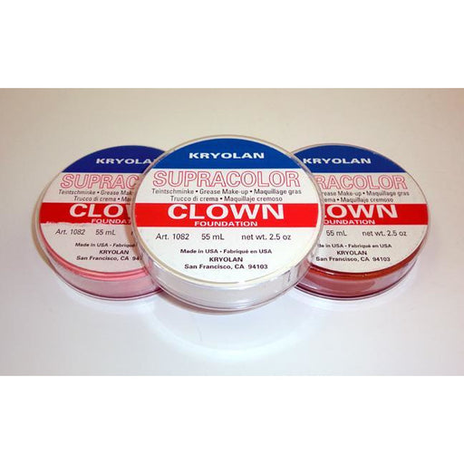 Kryolan SupraColor Clown Foundation Makeup - Make It Up Costumes 