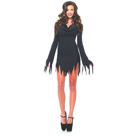 Tattered Black Costume Dress - Make It Up Costumes 