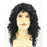 Men's Long Curly Black French King Wig - Make It Up Costumes 