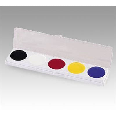 Mehron Basic 5-Color Clown Makeup Palettes - Make It Up Costumes 
