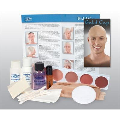 Mehron Bald Cap Kit - Make It Up Costumes 