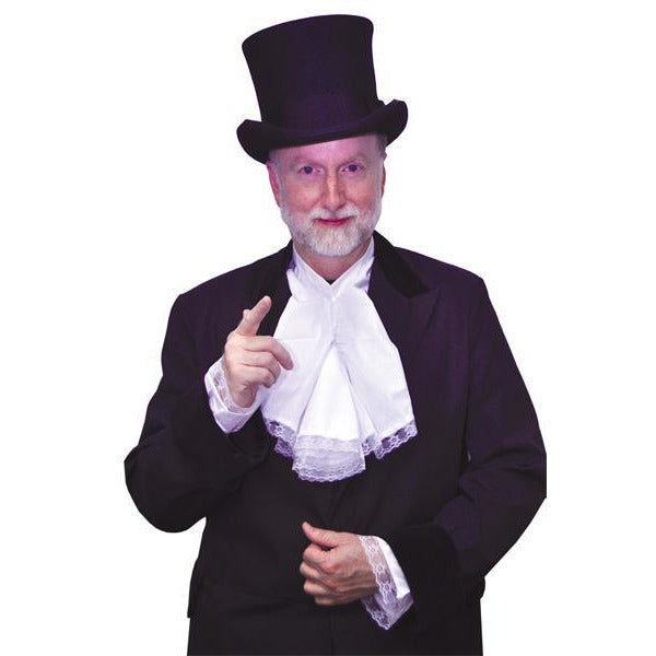 White Colonial Jabot and Cuffs - Make It Up Costumes 