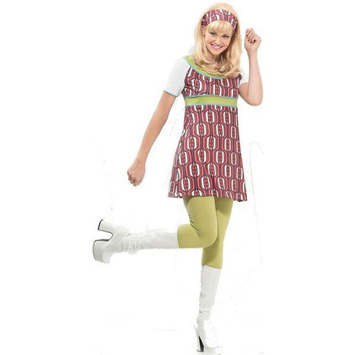 60's Mod Raspberry Mojito Dress - Make It Up Costumes 