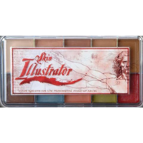 Skin Illustrator Flesh Tone Palette - Make It Up Costumes 