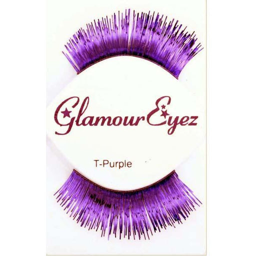 Metallic Purple Lashes - Make It Up Costumes 