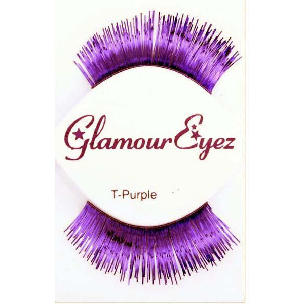 Metallic Purple Lashes - Make It Up Costumes 