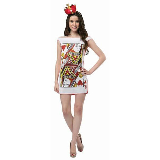 Queen of Hearts Playing Card Costume Dress - Make It Up Costumes 