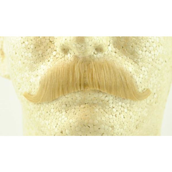 Fake European Mustache - 100% Human Hair - Make It Up Costumes 