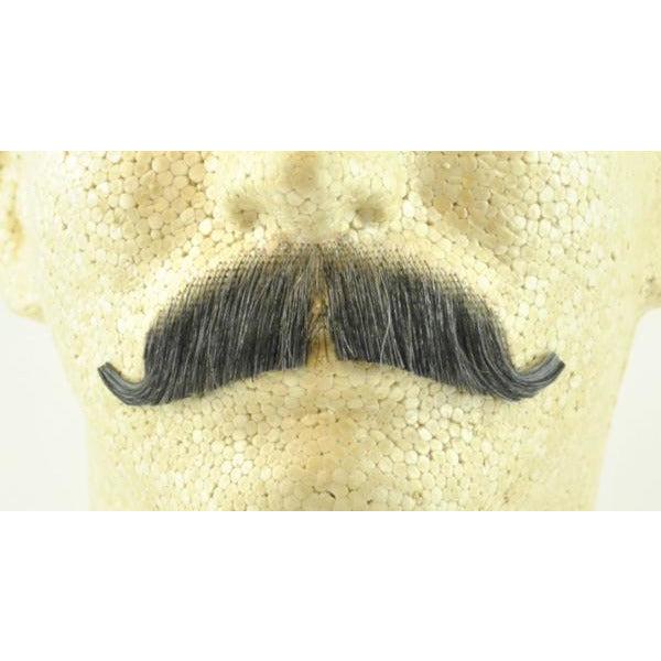 Fake European Mustache - 100% Human Hair - Make It Up Costumes 