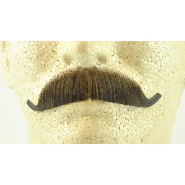 Fake European Mustache - 100% Human Hair - Make It Up Costumes 