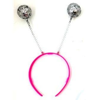 Bee/Martian Antenna Headband in gold or silver - Make It Up Costumes 